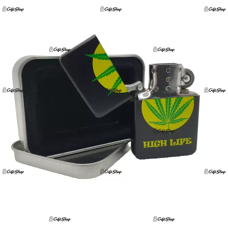 High lite black, bricheta gen zippo metalica model 1